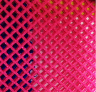 DG-XHFZ 特殊鞋材  三明治網眼布   3D三層網布  210（g/㎡）  100%滌綸  精梳   硬網 挺身 粗網 45度照